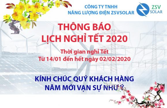 Thông báo lịch nghỉ tết âm lịch 2020 Thông báo lịch nghỉ tết âm lịch 2020